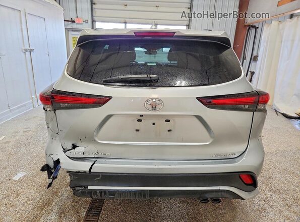 5TDKDRBH4SS577635 2025 TOYOTA HIGHLANDER Серебряный Вид сзади