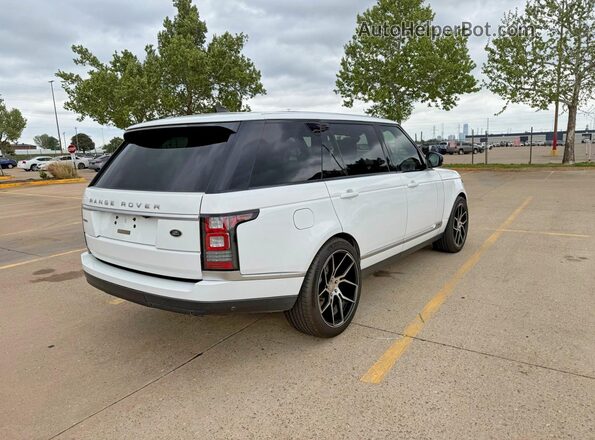 SALGS5FE1HA328485 2017 LAND ROVER RANGE Белый Вид спереди