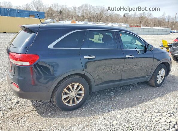 5XYPGDA38HG263093 2017 KIA SORENTO Black Przód prawy
