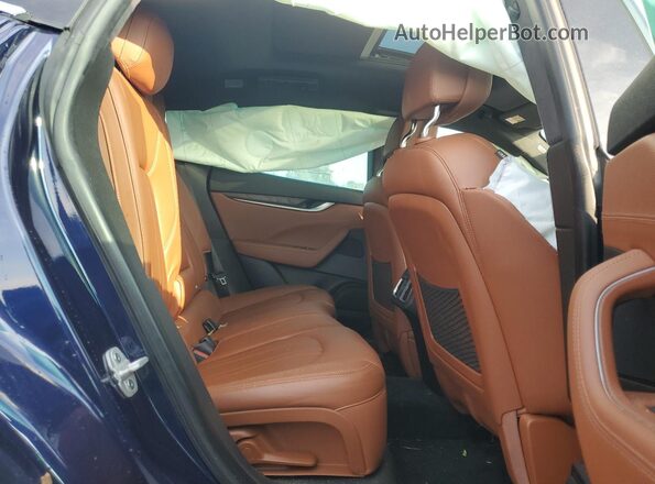 ZN661XUA6MX370853 2021 MASERATI LEVANTE Blue Вид задньої частини салону