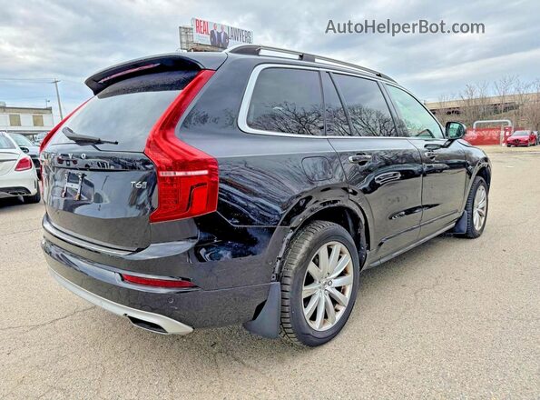 YV4A22PK7J1216180 2018 VOLVO XC90 Черный Вид спереди