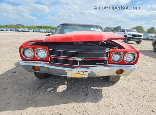 136800K206980 1970 CHEVROLET EL Красный Вид сзади