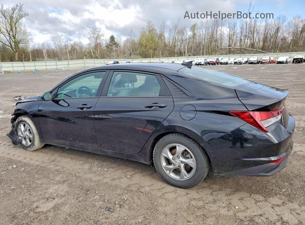 5NPLL4AG0MH050591 2021 HYUNDAI ELANTRA Black Задня права чверть