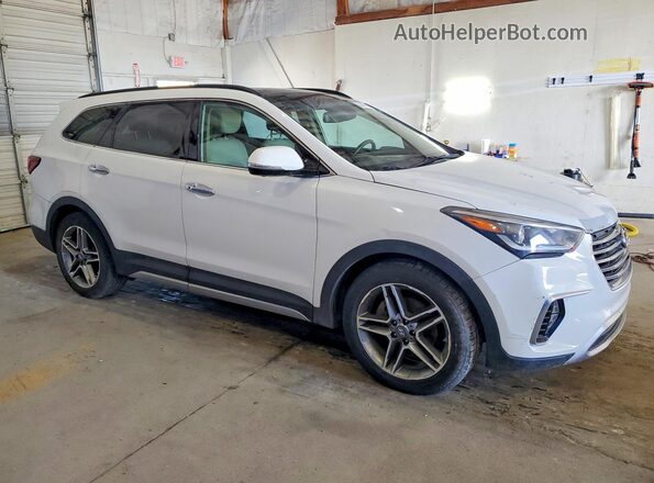 KM8SRDHF0HU170602 2017 HYUNDAI SANTA White Widok z przodu