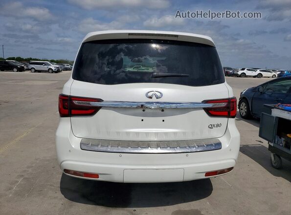 JN8AZ2NE3K9225378 2019 INFINITI QX80 Белый Вид салона спереди