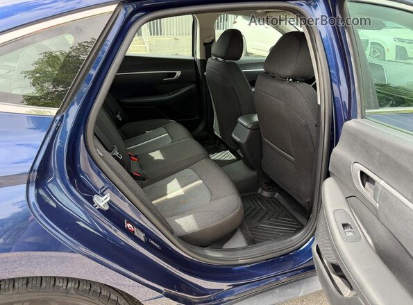 5NPEG4JA4MH074658 2021 HYUNDAI SONATA Blue Vista del compartimento del motor