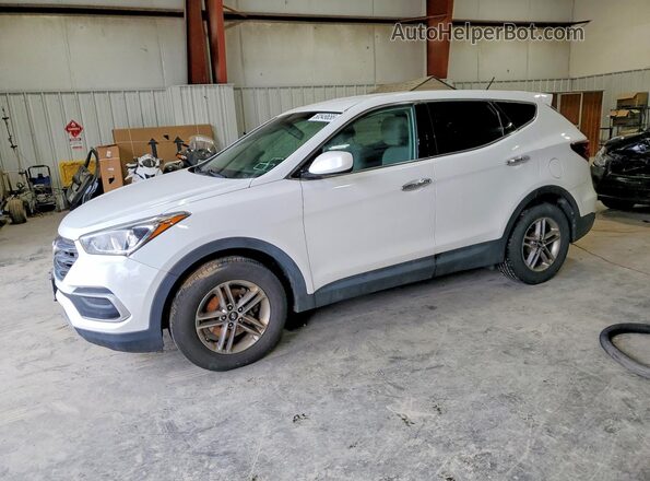 5XYZT3LB2JG564984 2018 HYUNDAI SANTA Белый Задняя левая четверть
