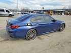 2018 Bmw M550xi Blue vin: WBAJB9C5XJB286100