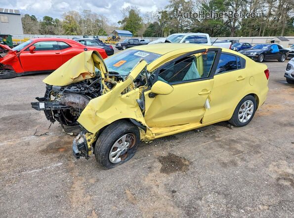 KNADM4A32G6681854 2016 KIA RIO Yellow Tył lewy