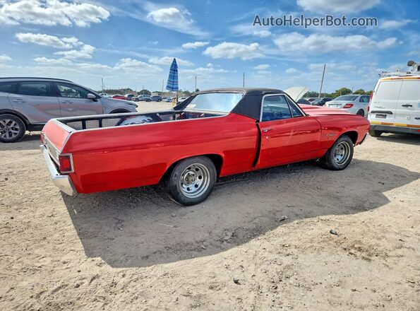 136800K206980 1970 CHEVROLET EL Красный Передняя правая четверть