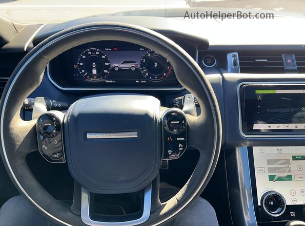 SALWS2RU6MA757967 2021 LAND ROVER RANGE ROVER Green Widok deski rozdzielczej
