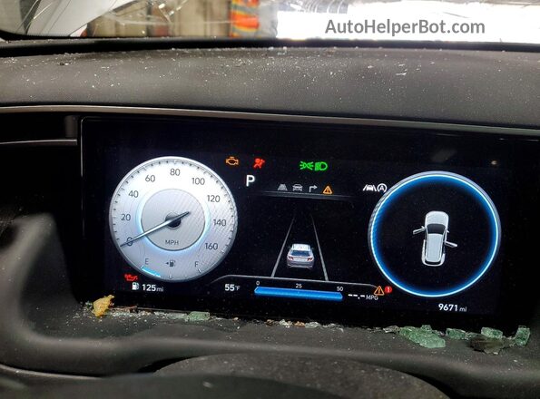 5NMJECDE0RH379639 2024 HYUNDAI TUCSON Серый Вид щитка приборов