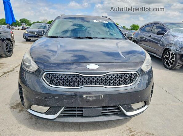 KNDCC3LC3H5048196 2017 KIA NIRO Black Вид ззаду