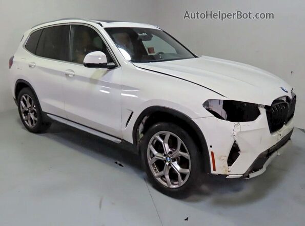 WBX57DP03RN266274 2024 BMW X3 White Задня ліва чверть