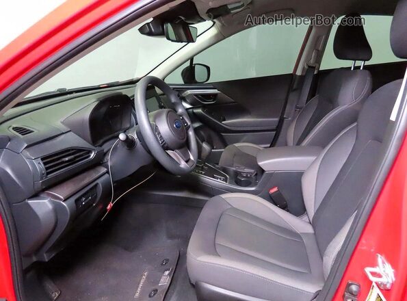 JF1GUABC7S8214221 2025 SUBARU IMPREZA Red უკანა სავარძლების ხედი