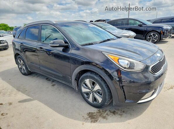 KNDCC3LC3H5048196 2017 KIA NIRO Black Вид спереду