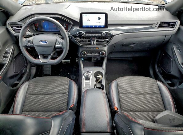 1FMCU0MN0RUA73958 2024 FORD ESCAPE Синий Вид щитка приборов