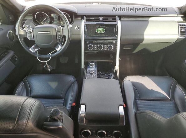 SALRRBBK4HA034366 2017 LAND ROVER DISCOVERY White ხელსაწყოთა პანელის ხედი