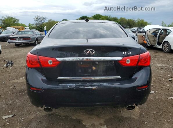 JN1CV7AP3HM642013 2017 INFINITI Q50 Черный Вид салона спереди