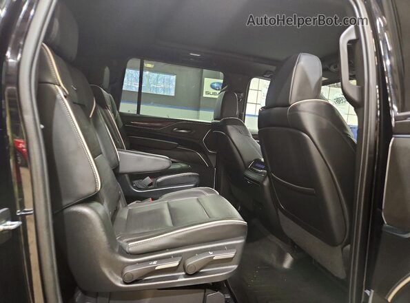 1GYS4KKL1NR338990 2022 CADILLAC ESCALADE Черный Вид подкапотного пространства