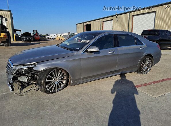 WDDUG8CB0GA214053 2016 MERCEDES-BENZ S-CLASS Серебряный Задняя левая четверть