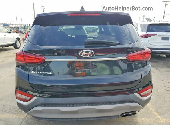 5NMS33AD8LH267605 2020 HYUNDAI SANTA Black Front interior view