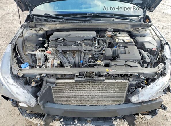 5NPLL4AG0MH050591 2021 HYUNDAI ELANTRA Black Вид підкапотного простору