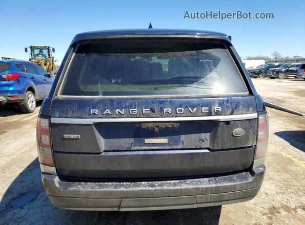 SALGS2FK6HA361194 2017 LAND ROVER RANGE ROVER Синий Вид салона спереди