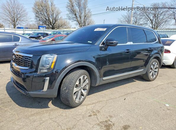 5XYP6DHCXLG037350 2020 KIA TELLURIDE Черный Передняя левая четверть