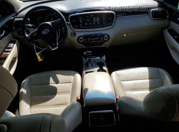 5XYPHDA53HG308939 2017 KIA SORENTO White Widok zestawu wskaźników