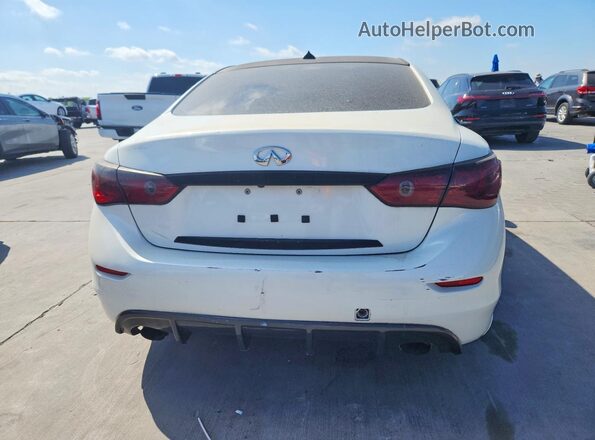 JN1EV7AR5GM342191 2016 INFINITI Q50 White Vista interior delantera