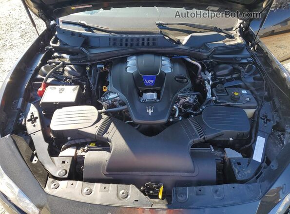 ZAM57YTA4J1301673 2018 MASERATI GHIBLI Черный Вид подкапотного пространства