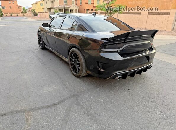 2C3CDXCT2KH578605 2019 DODGE CHARGER Черный Передняя правая четверть