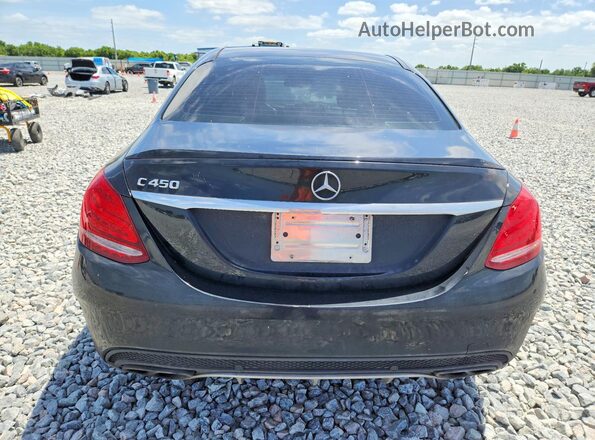 55SWF6EB0GU115553 2016 MERCEDES-BENZ C Черный Вид салона спереди