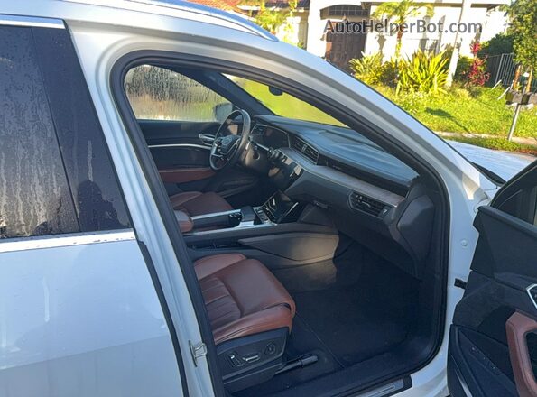WA1VAAGE9KB023322 2019 AUDI E-TRON Белый Вид сзади