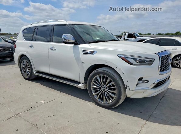 JN8AZ2NE3K9225378 2019 INFINITI QX80 Белый Вид спереди