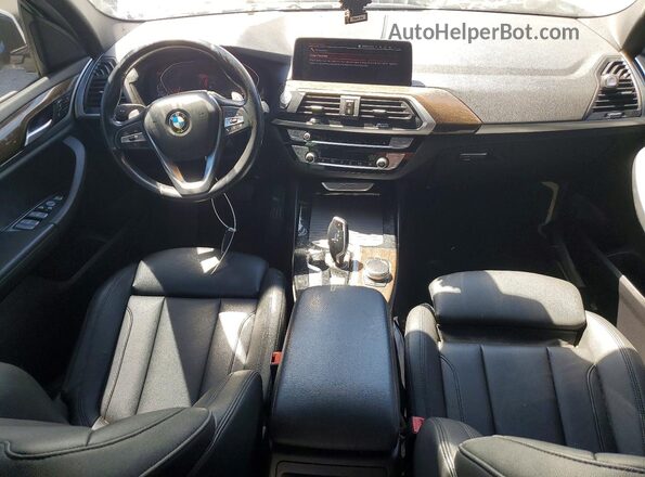5UXTY3C02LLU72544 2020 BMW X3 White Вид щитка приладів