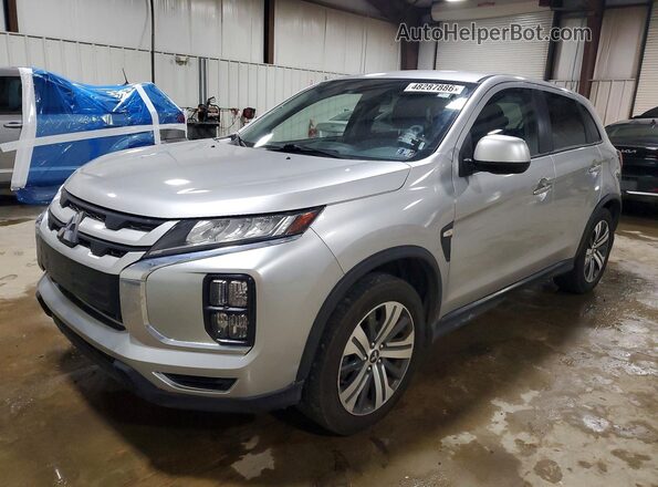 JA4APUAU3NU003137 2022 MITSUBISHI OUTLANDER Серебряный Задняя левая четверть