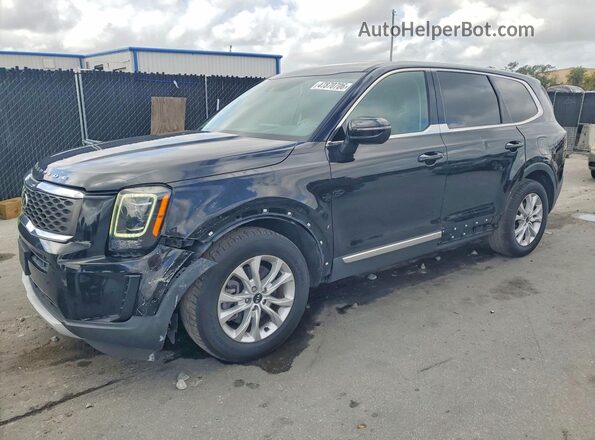 5XYP24HC3MG143877 2021 KIA TELLURIDE Black Tył lewy