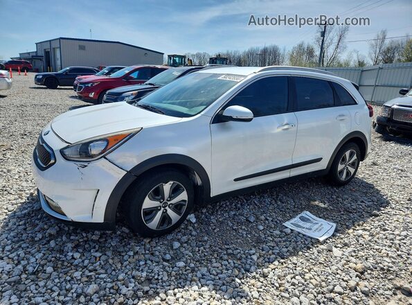 KNDCC3LCXH5059969 2017 KIA NIRO Белый Задняя левая четверть