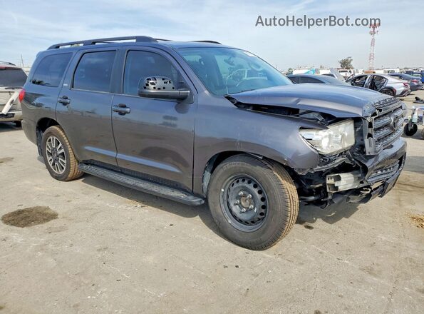 5TDZY5G12HS068465 2017 TOYOTA SEQUOIA Gray Delantero derecho