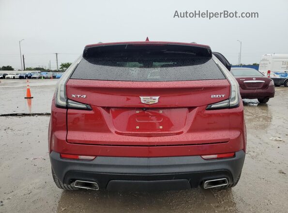 1GYFZER40KF199063 2019 CADILLAC XT4 Red Widok wnętrza z przodu