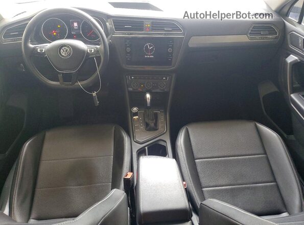 3VV3B7AX0MM087589 2021 VOLKSWAGEN TIGUAN White Widok zestawu wskaźników