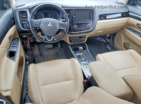 JA4AZ3A30HZ049351 2017 MITSUBISHI OUTLANDER Коричневый Вид щитка приборов