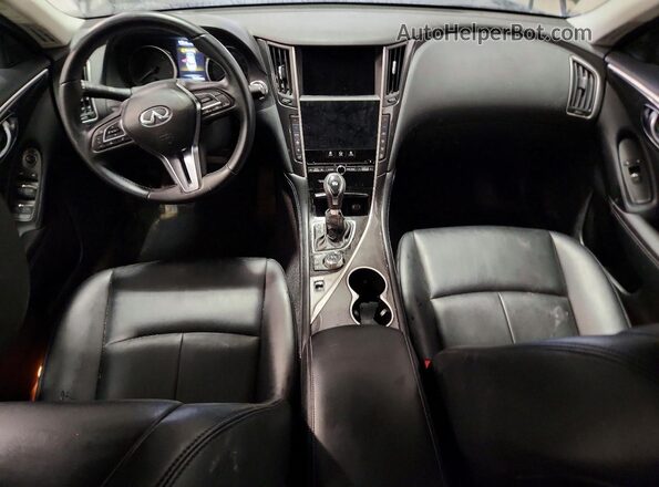 JN1EV7AR4MM751956 2021 INFINITI Q50 Черный Вид панели приборов