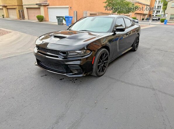 2C3CDXCT2KH578605 2019 DODGE CHARGER Черный Задняя правая четверть