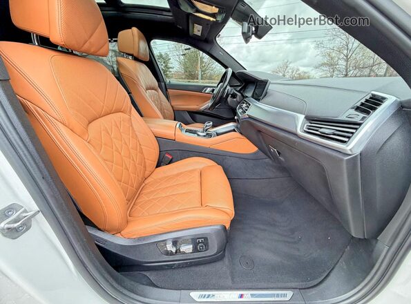 5UXCY6C05P9P51197 2023 BMW X6 Белый Вид сзади