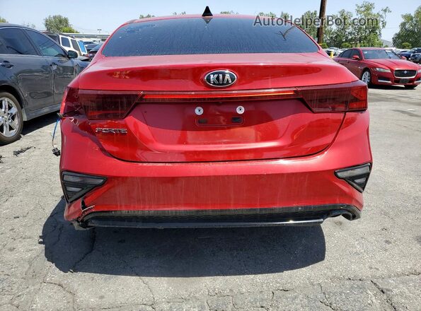 3KPF24AD8KE120216 2019 KIA FORTE Красный Вид салона спереди