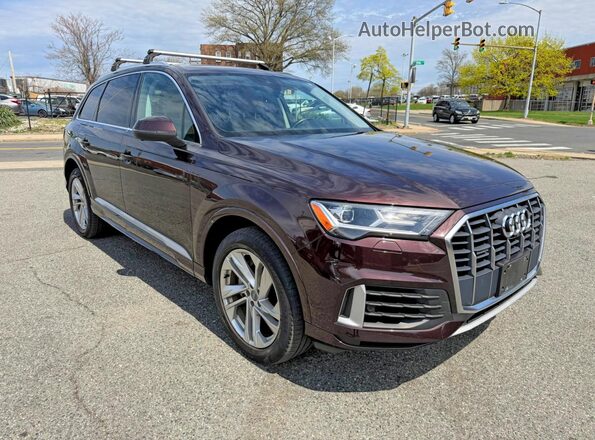 WA1LXAF70LD001045 2020 AUDI Q7 Purple Դիմացի տեսք