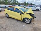 2016 Kia Rio Lx Yellow vin: KNADM4A32G6681854